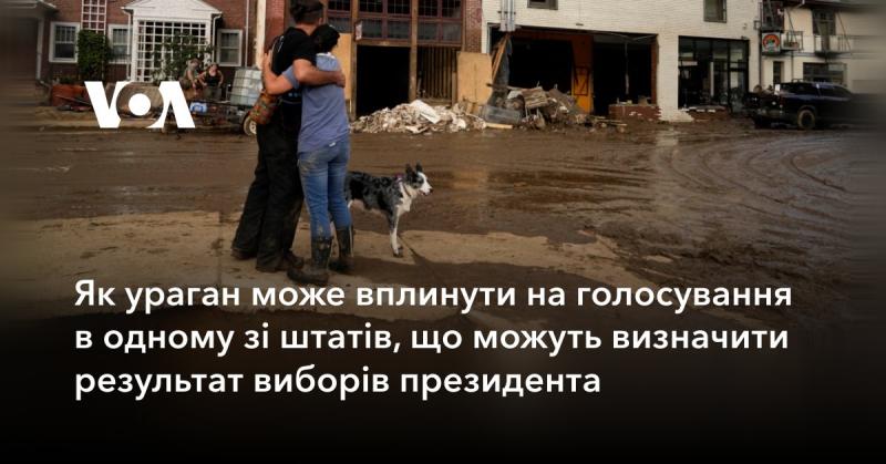 Як ураган може вплинути на вибори в одному зі штатів, які можуть стати вирішальними для результату президентських виборів.